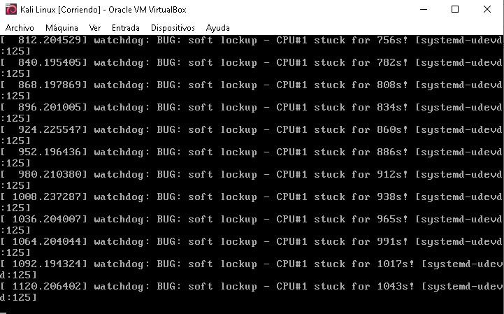Soft Lockup - CPU Stuck in VirtualBox